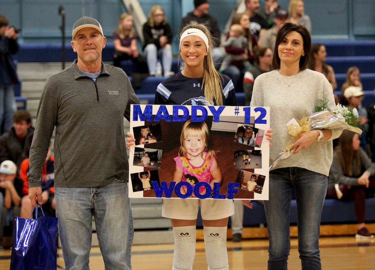 Senior Madison Woolf